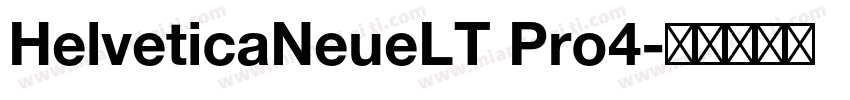 HelveticaNeueLT Pro4字体转换